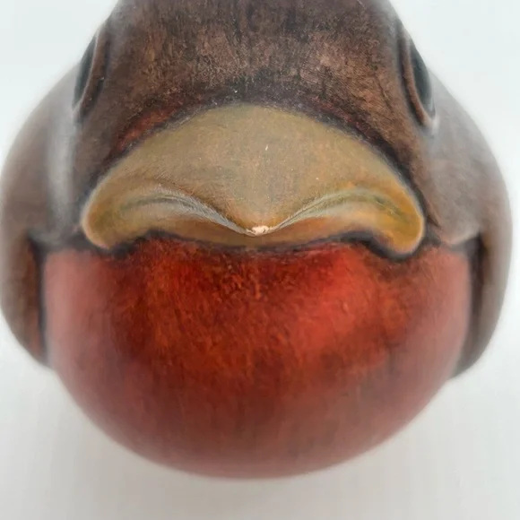 Vintage  ROBIN BIRD Marked/Signed ME Matte Ceramic - Picture 8 of 11